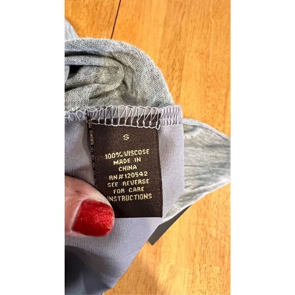 Wilster Gathered Beautiful gray tank blouse new with tags womens size S - Picture 10 of 10
